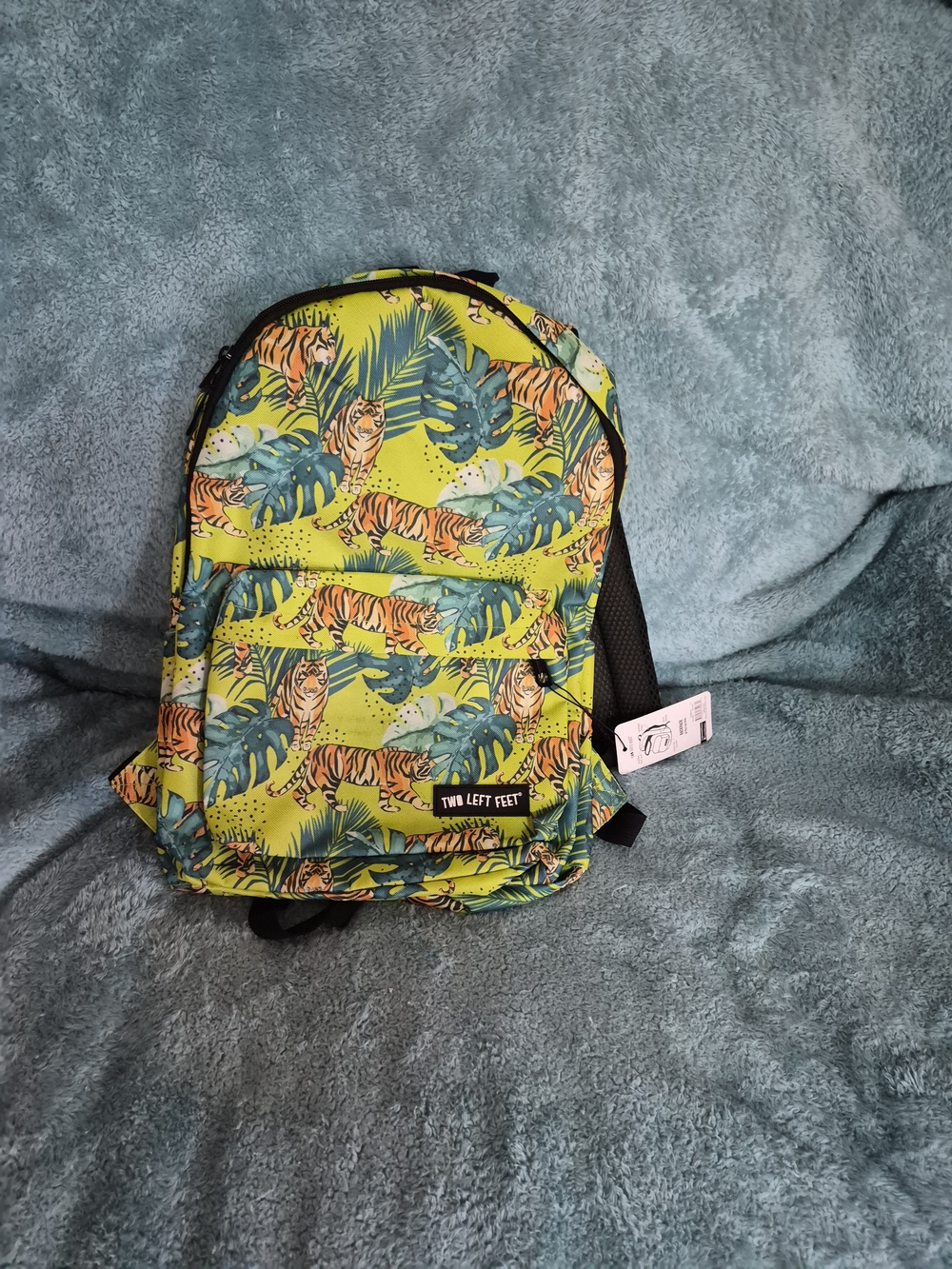 Green Tropical Tiger Backpack for Men
